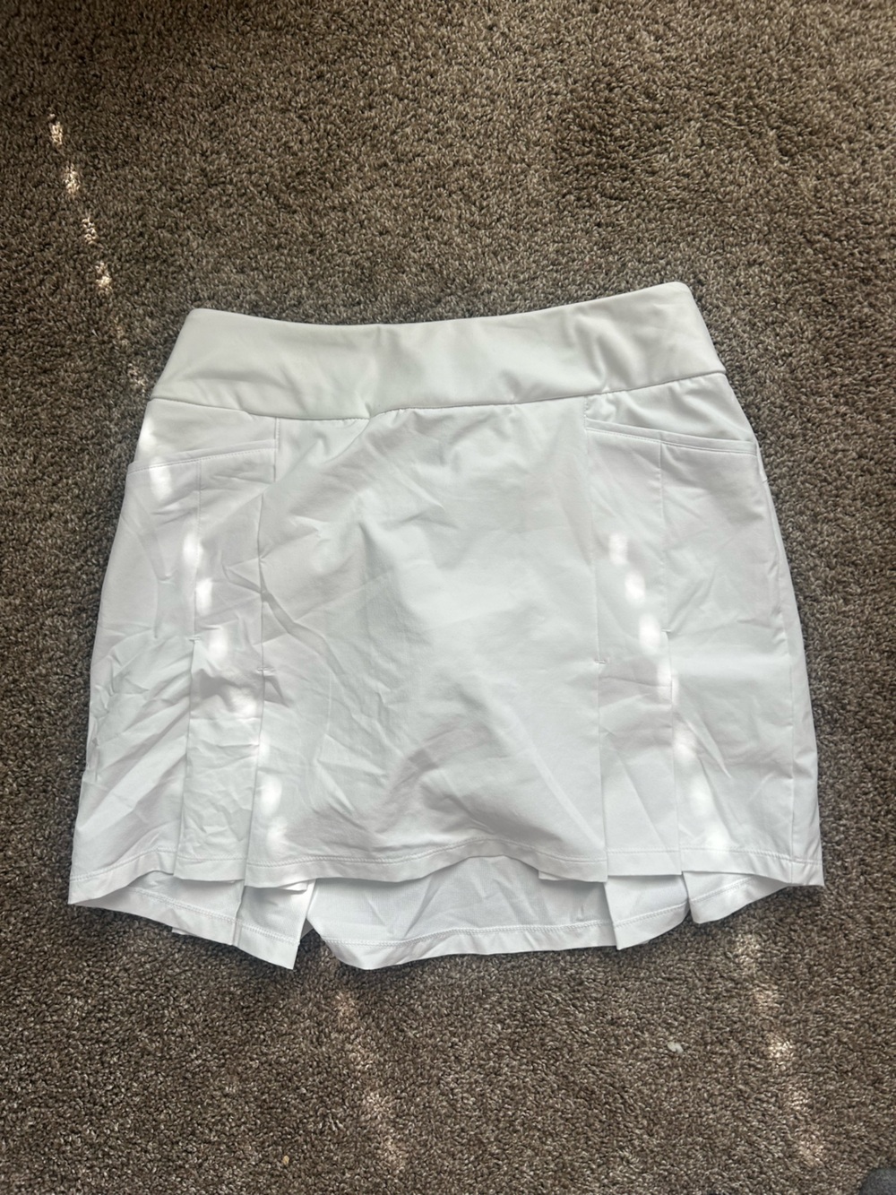 adidas White Women's Athletic Mini Skort